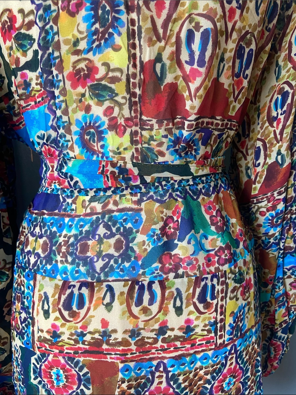 Zara patchwork bohemian dress - Picture 8 of 10